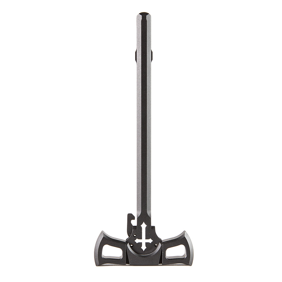 Patriot Ordnance Factory 00850 Tomahawk Charging Handle AR-10 Black Anodized Aluminum, Ambidextrous