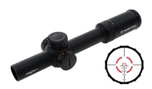 Crimson Trace 0101100 Hardline Pro Black 1-6x24mm 30mm Tube Illuminated Competition Reticle