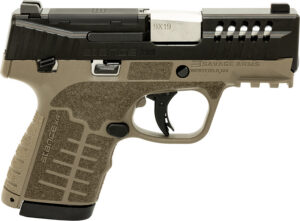 Savage Arms 67055 Stance XR 9mm 13+1 3.20" Natural Black Nitride Ported Stainless Steel Slide FDE Glass Filled Nylon Grip Ambidextrous