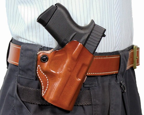 DeSantis Style 019 Mini Scabbard S&W J Frame Taurus 85 Tan RH