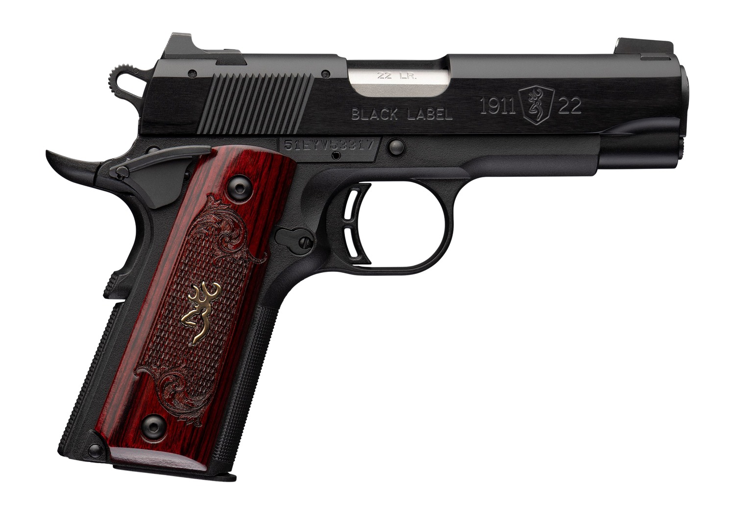 BROWNING 1911-22 MED COMP .22 LR 3.63"