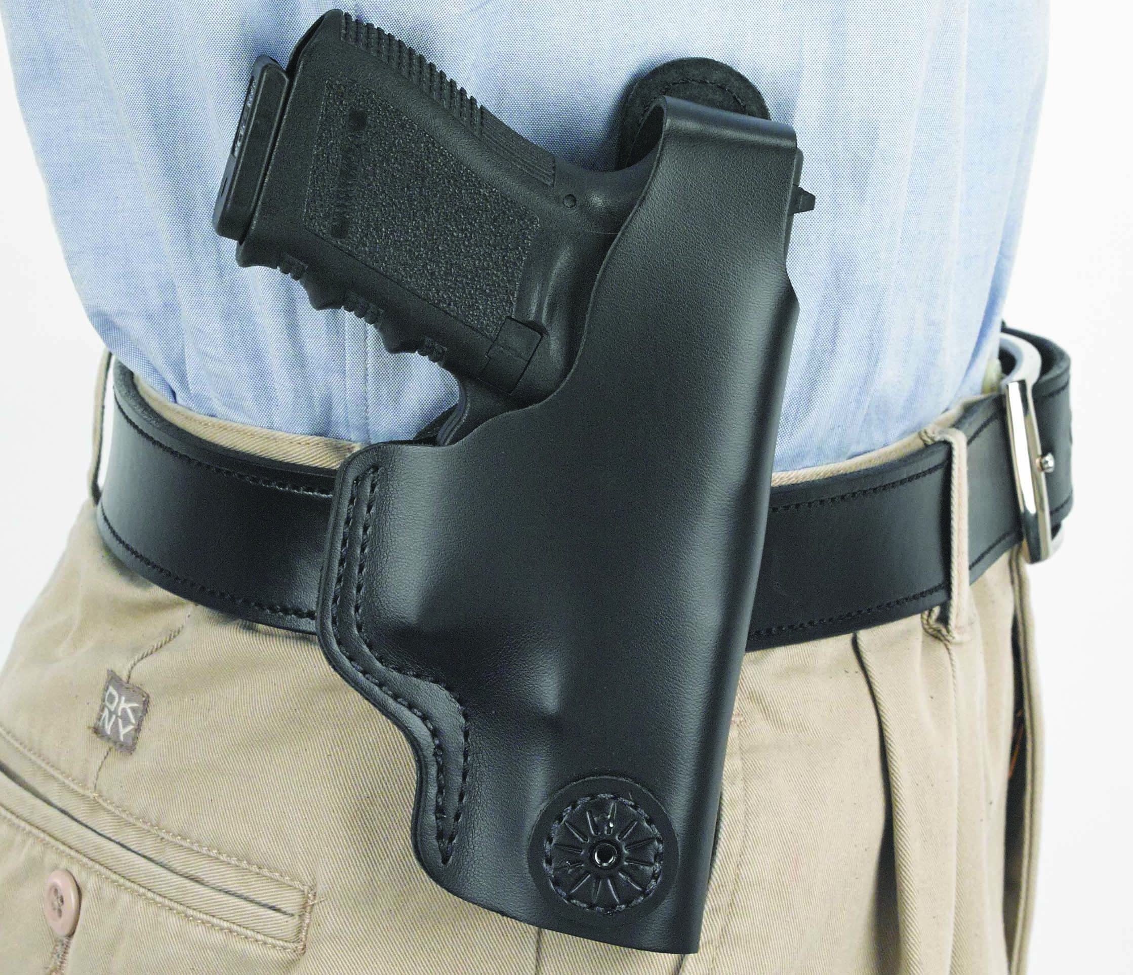 DESANTIS DUAL CARRY II Holster - IWB/OWB RH LTHR M&P 9/40 2 Black - Image 2