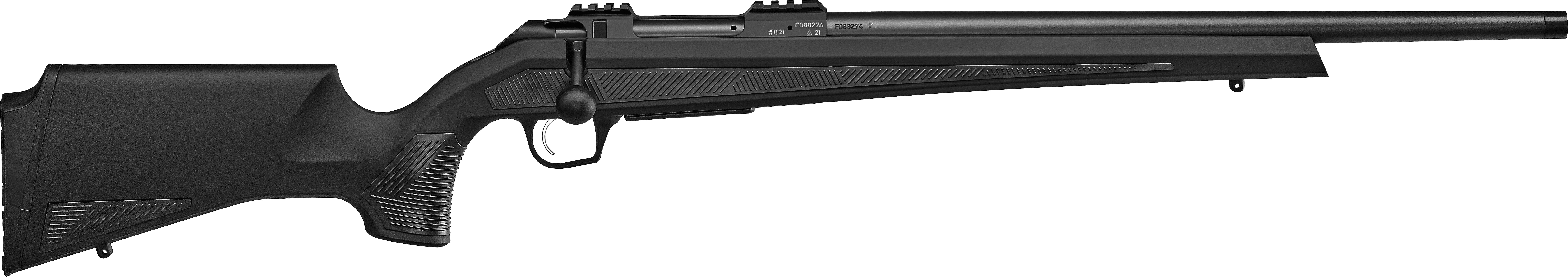 CZ-USA 07416 600+ Alpha 6.5 Creedmoor 5+1 22" Black Nitride Threaded Barrel, Black Nitride Aluminum Receiver w/Weaver Rail, Black Soft Touch Fixed Polymer Stock
