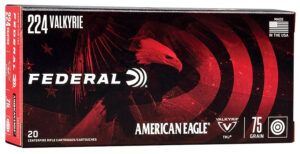 American Eagle Rifle Ammunition .224 Valkyrie 75gr 3000 fps TMJ 20/ct