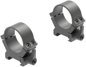 Leupold 174076 QRW2 Cross-Slot Scope Ring Set Matte Black Steel 30mm Tube Medium Quick Release Picatinny/Weaver