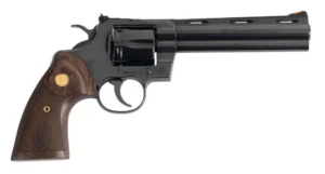 COLT PYTHON 357MAG 6" 6-Round - BLUED Walnut GOLD MEDALLION