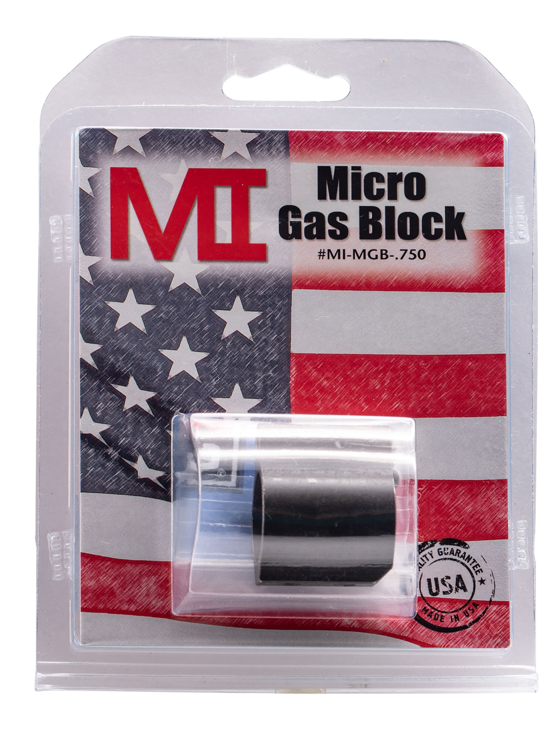 Midwest Industries MIMGB750 Micro Gas Block 4140 Steel .750"