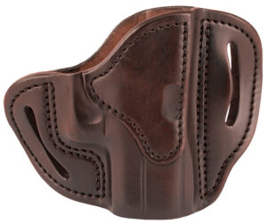 1791 Gunleather BHCSBRR BHC OWB Size C Signature Brown Leather Belt Slide Compatible w/Glock 43/Sig P365/Walther PPK Right Hand