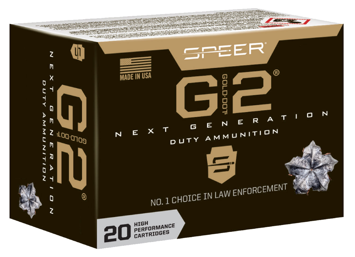 Speer 24256 Gold Dot G2 .45 ACP+P 230gr 20 Per Box/10 Case