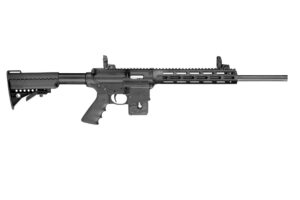 Smith & Wesson 11507 M&P15-22 Performance Center Sport *MA,MD,NJ Compliant 22 LR Caliber with 10+1 Capacity, 18" Barrel, Matte Black Metal Finish & Fixed Vltor Black Synthetic Stock Right Hand