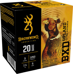 Browning Ammo B193512035 BXD Upland 20Gauge 3" 1 1/4oz 5Shot 25 Per Box/10 Case