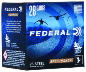 Federal WF2836 Speed-Shok 28Gauge 2.75" 5/8oz 6Shot 25 Per Box/10 Case