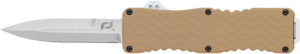 SCHRADE KNIFE UPROAR D/A OTF - 3" D2 BAYONET POINT FDE/SS