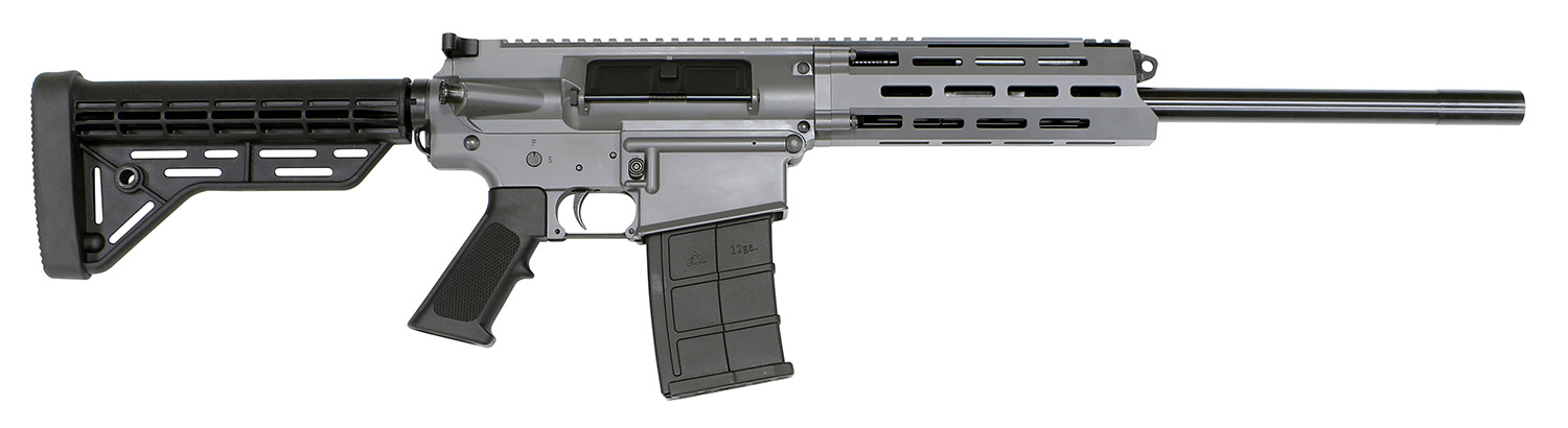 JTS M12AR 12 Gauge 3" 18.7" - (2)5-Round MAGS M-LOK RAIL GREY