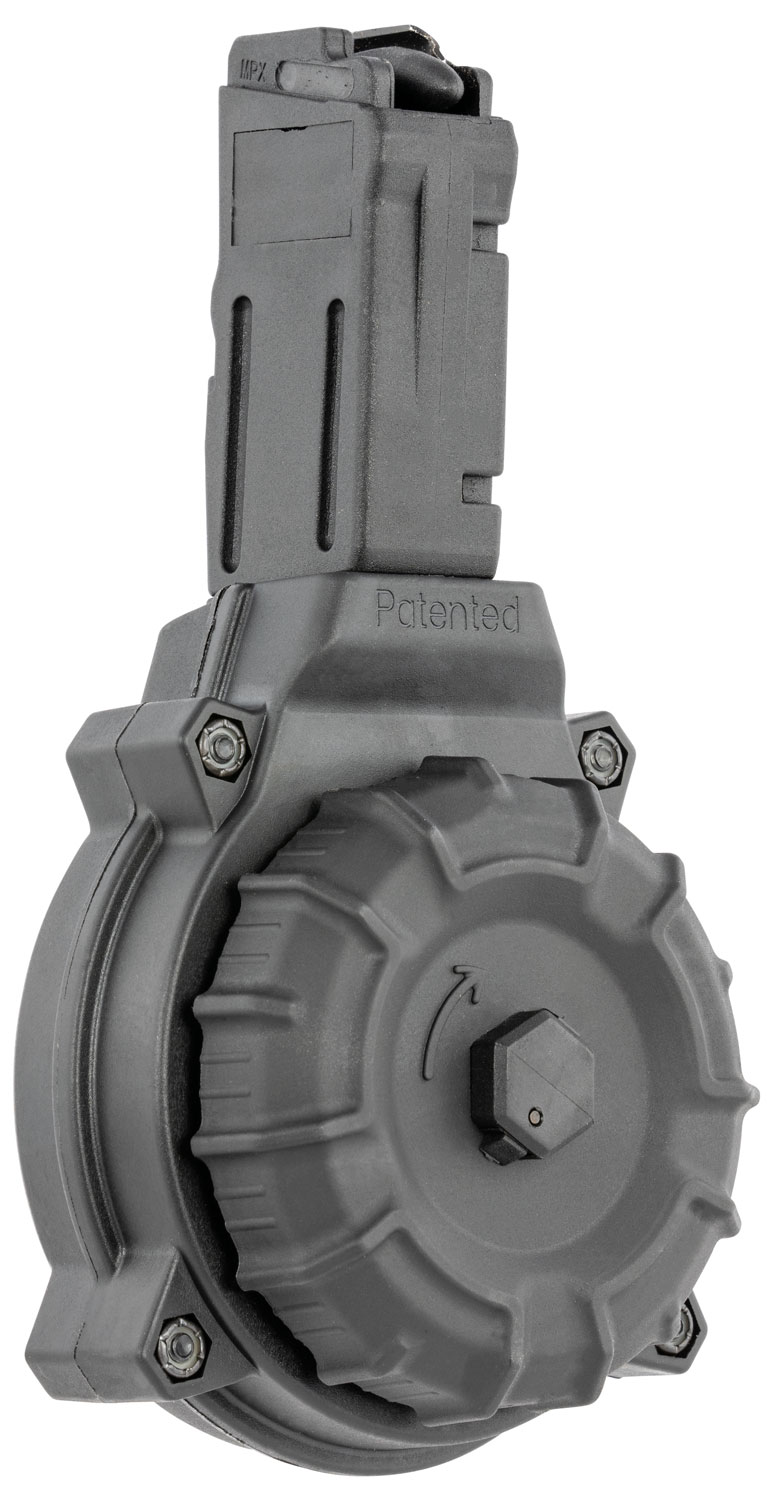 ProMag DRMA21 Standard 50-Round Drum 9mm Luger Fits Sig MPX Black DuPont Zytel Polymer