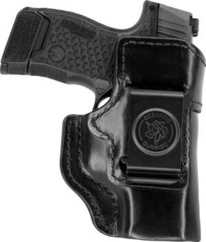 DESANTIS INSIDE HEAT HOLSTR RH - IWB Leather RUGER SEC 9 Black