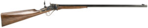 Taylors & Company 220069 Chiappa Half-Pint Sharps Full Size 44-40 Win 1-Round 26" Blued Single Shot Octagon Barrel, Color Case Hardened Steel Drilled & Tapped Receiver, Walnut Fixed Stock, Right Hand