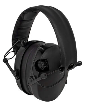 Radians 230EHP 230-EHP Slim Electronic Muff 23 dB Over the Head Black Adult 1 Pair