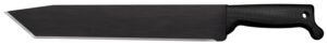 Cold Steel CS97BTMS Tanto 13" Black Matte Baked-On Anti Rust 1055 Carbon Steel Blade/ Black Polypropylene Handle 15.63" Long Includes Sheath
