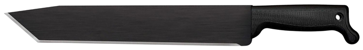 Cold Steel CS97BTMS Tanto 13" Black Matte Baked-On Anti Rust 1055 Carbon Steel Blade/ Black Polypropylene Handle 15.63" Long Includes Sheath