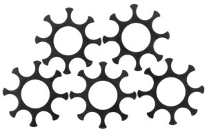 Smith & Wesson 3013767 Moon Clip Full 357 Mag 8-Round 5 Pack