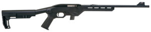 Citadel CIT22LRB Trakr 22 LR 10+1 18" Blued Steel Threaded Barrel & Receiver, Lightweight Synthetic Black Synthetic Stock