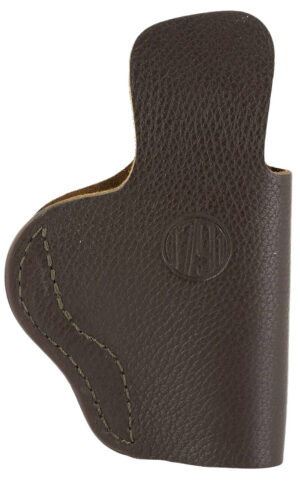 1791 Gunleather FCD4BRWL Fair Chase IWB Size 04 Brown Leather Deer Hide Belt Clip Fits Glock 17/19 Left Hand