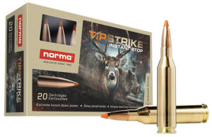 Norma Ammunition 20160052 Dedicated Hunting Tipstrike .243 Win 76gr Polymer Tip 20 Per Box/10 Case