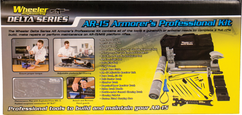 Wheeler 156555 Armorer's Professional Kit Black Multiple Rifle AR15/M16 19 Pieces - Image 3