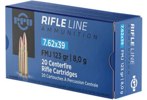 PPU 7.62X39 FMJ 123GR 20/1000