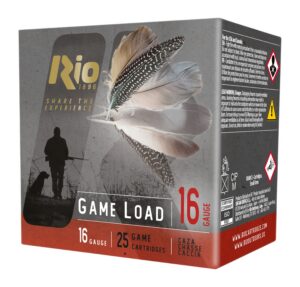 Rio Ammunition RCHV166 Game Load 16Gauge 2.75" 1 1/8oz 6Shot 25 Per Box/10 Case