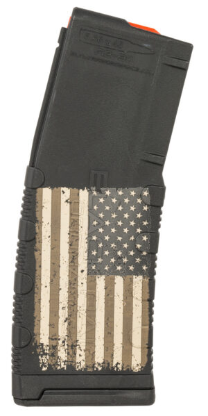 Black Rain Ordnance MAG30AMFLAG Magazine 30-Round 223 Rem/5.56x45mm NATO American Flag Engraving Fits AR-15/M16/M4