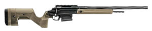 Stag Arms SABR01040002 Pursuit 6.5 Creedmoor 5+1 20" Threaded/Fluted Sporter, Black Cerakote Barrel/Rec, Tan OEM Hybrid Hunter Stock, TriggerTech Trigger, 20 MOA Scope Mount