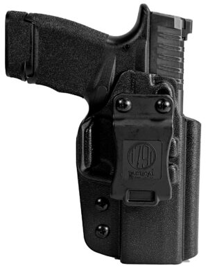 1791 Gunleather TACIWBHCPROBLKR Tactical IWB Black Kydex Compatible w/ Springfield Hellcat Pro Belt Clip Right Hand