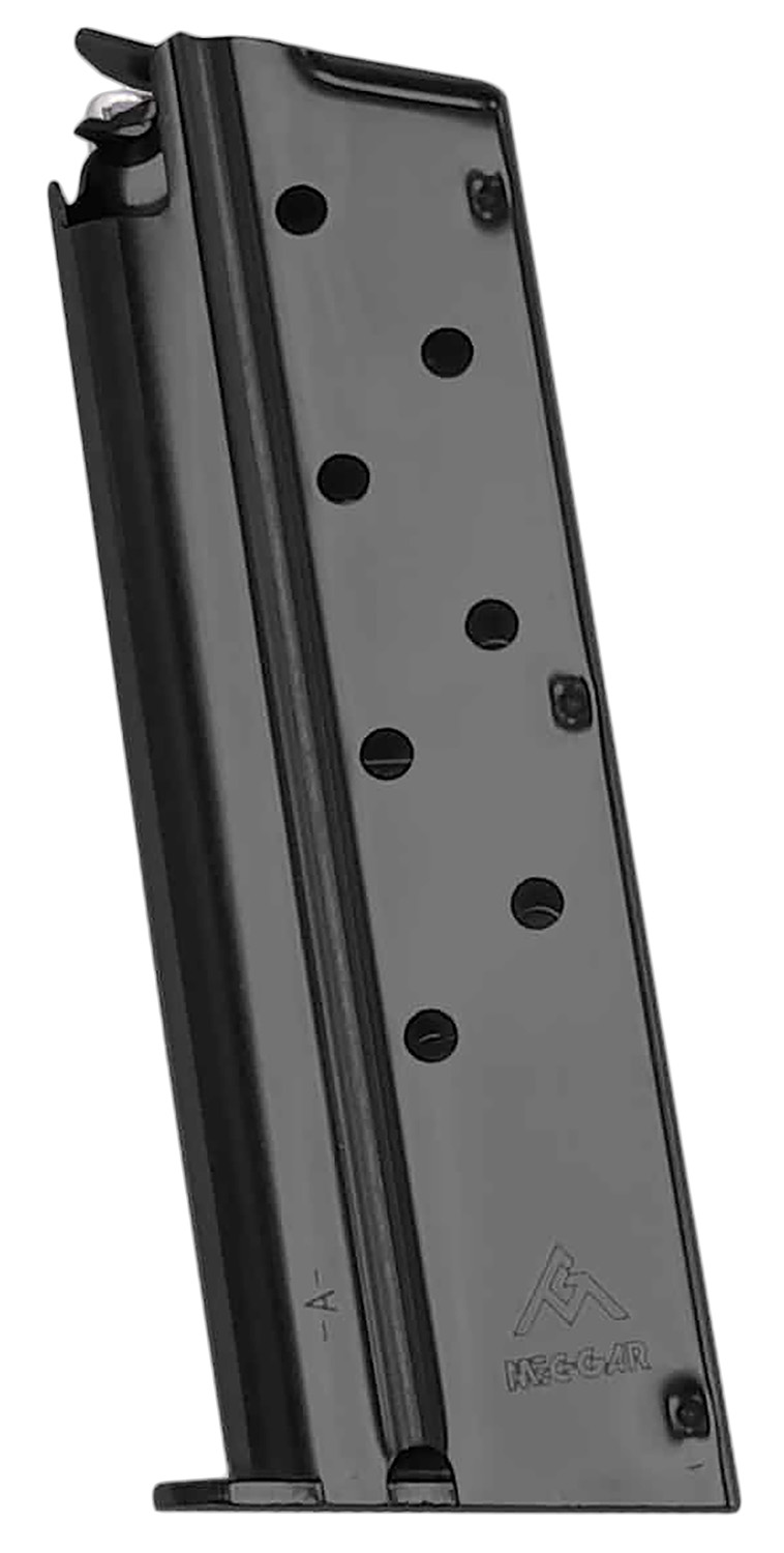 Mec-Gar MGCGOV9LCN 1911 Officer 8-Round 9mm Luger, Black Carbon Steel