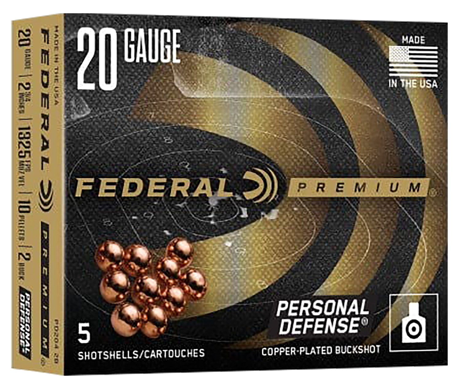 FED PRM FL CTRL 20 Gauge 2.75 2BK 5/250