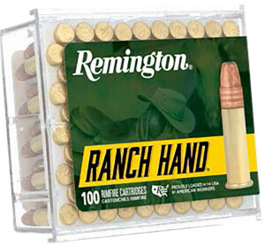 Remington Ammunition R21263 Ranch Hand .22 LR 40gr Plated Lead Round Nose 100 Per Box/50 Case
