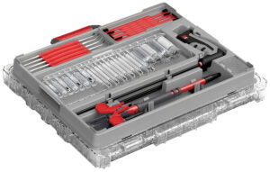 Real Avid AVBMMK Bore-Max Master Cleaning Kit & Mobile Workstation Multi Cal 12/20 Gauge Gray/Red