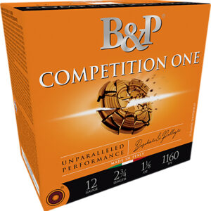 B&P Competition One Shotshells- 12 ga 2-3/4 In 1 oz. #7.5 1160 fps 25/ct