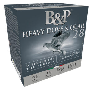 B&P Dove & Quail Shotshells- 28 ga 2-3/4 In 15/16 oz #6 1300 fps 25/ct(Box Printed as 7/8-Shells are 15/16)