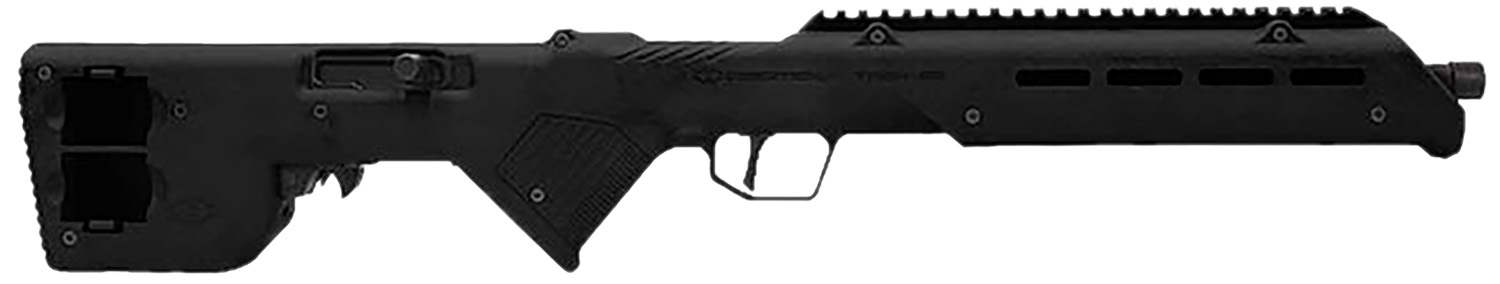 Desert Tech TRKRF2218BLK Trek-22 Black Compact 22 LR 18" Free Floating Steel Barrel, Picatinny Rail Receiver, M-LOK Handguards, Fixed Polymer Stock, Suppressor Ready