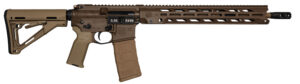 Diamondback DB1784K131 DB15 5.56 NATO 30-Round 16" Black Nitride w/ FDE Cerakote Flat Dark Earth Cerakote 7075-T6 Aluminum Receiver Flat Dark Earth Magpul MOE K2 FDE Grip