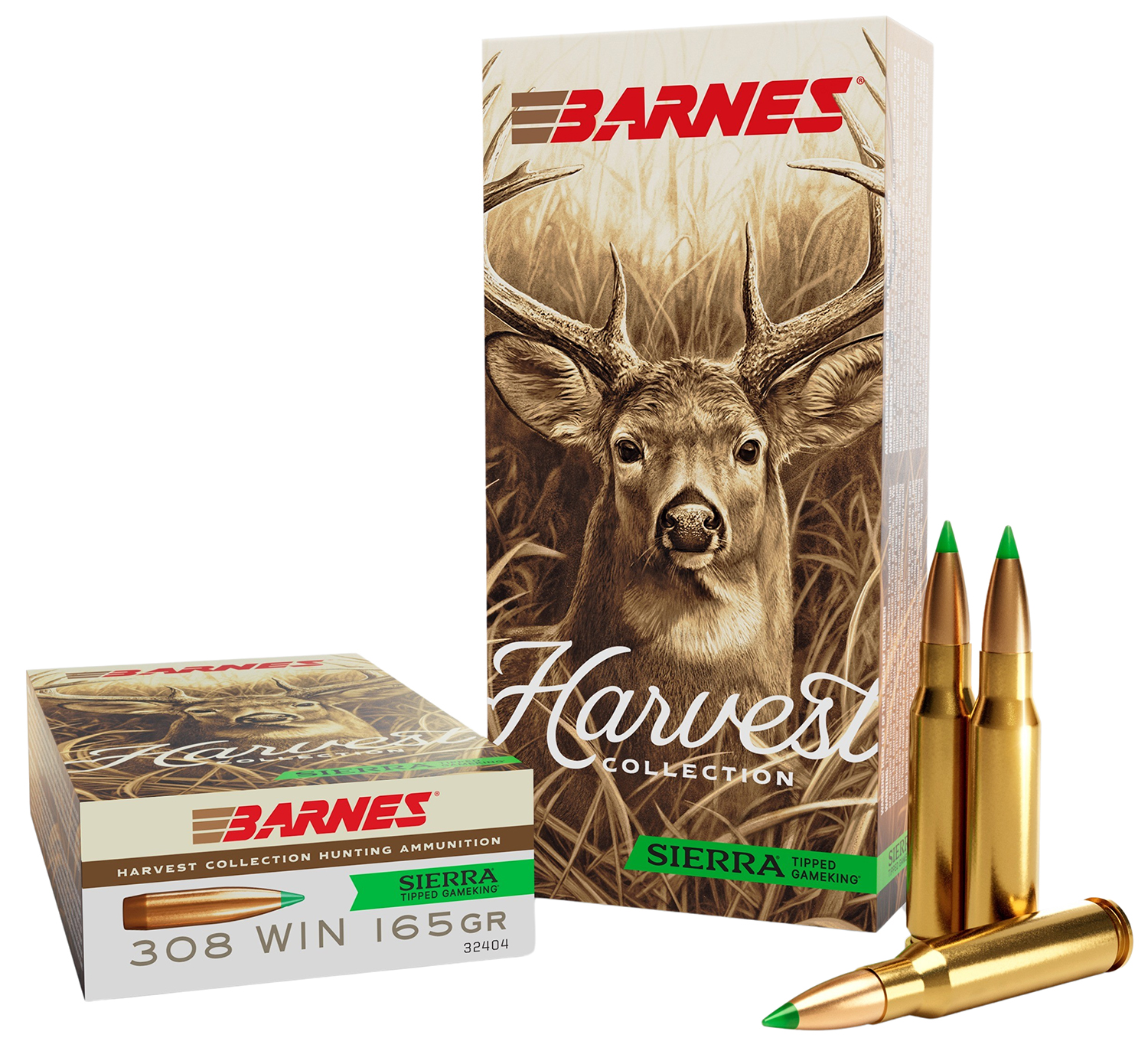 Barnes Bullets 32404 Harvest .308 Win 165gr Sierra Tipped GameKing 20 Per Box/10 Case