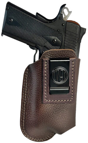 1791 Gunleather ORLBFCD4LBRWL Optic Ready Light Bearing Fair Chasing IWB Size 04 Brown Left Hand