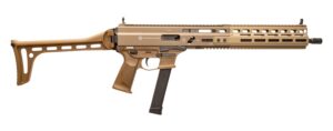 Grand Power 810091158029 Stribog SP9A3G 9mm Luger 16" Black Barrel, Flat Dark Earth Receiver, Polymer Stock & Grip