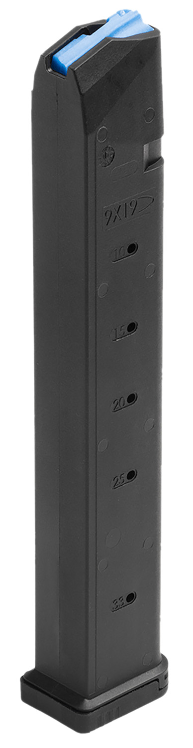 Leapers RBTGL933 33-Round 9mm Fits Glock Black Polymer/Steel