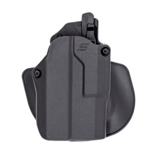 Safariland SOLIS1835A0C3412 Solis ALS OWB Black Compatible w/ Glock 17 Belt Slide/Paddle Mount Left Hand
