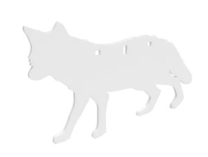 Birchwood Casey BC-47711 Centerfire Silhouette Coyote 3/8" AR500 Steel Target