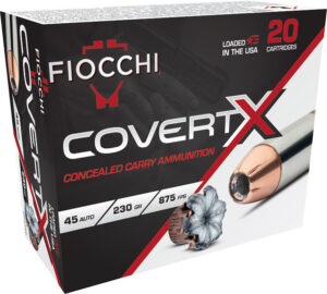 FIOCCHI COVERT X .45 ACP 230GR 20/200