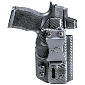 Rounded Gear RGDRUIDSFAHELLCATPROCF Druid IWB/OWB Black Carbon Fiber Kydex Fits Springfield Hellcat Pro Ambidextrous